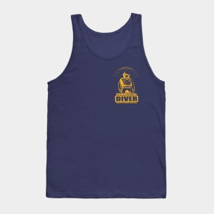 Commercial Diver (Small logo) Tank Top